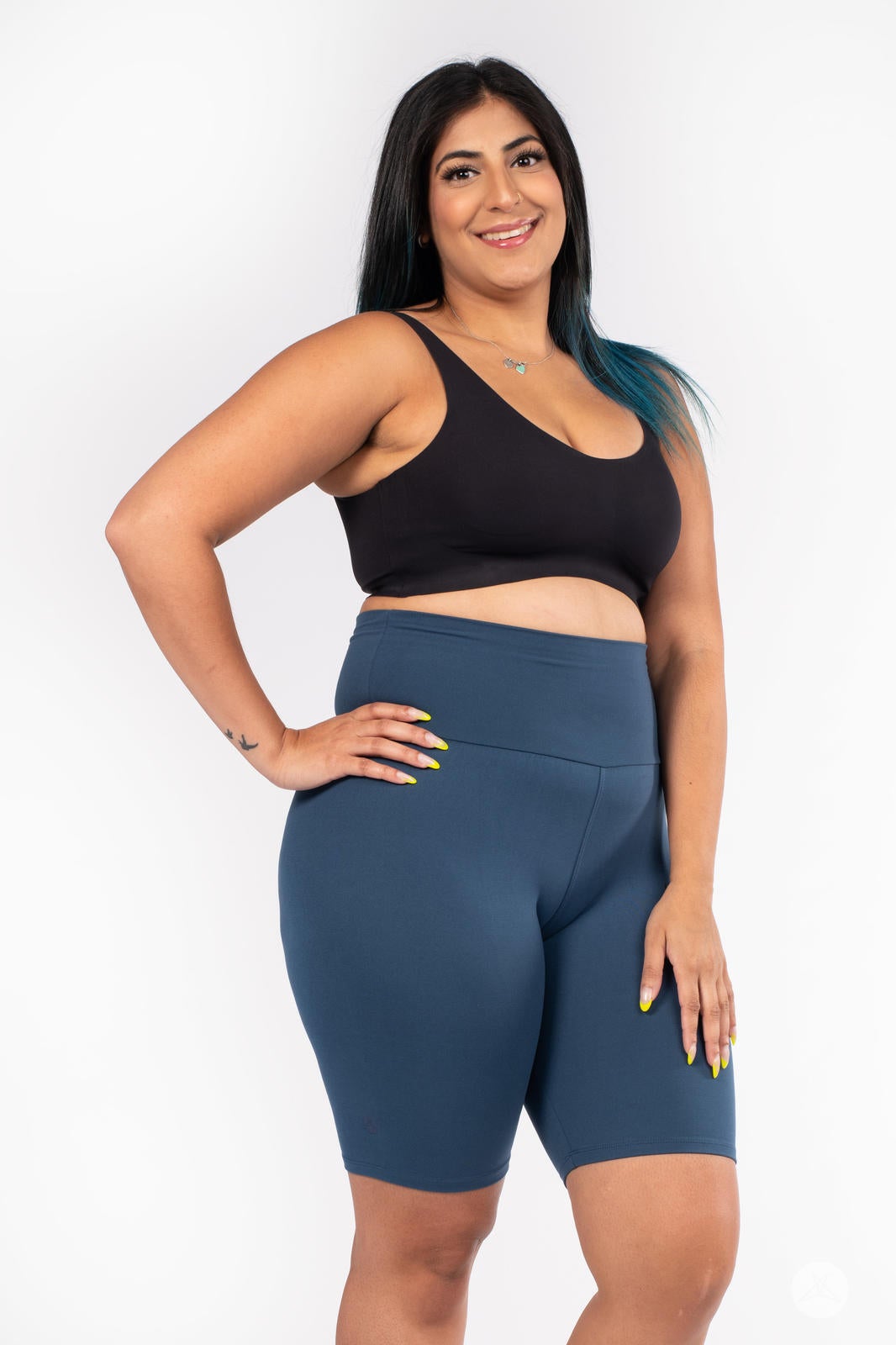 Girls plus size bike shorts deals